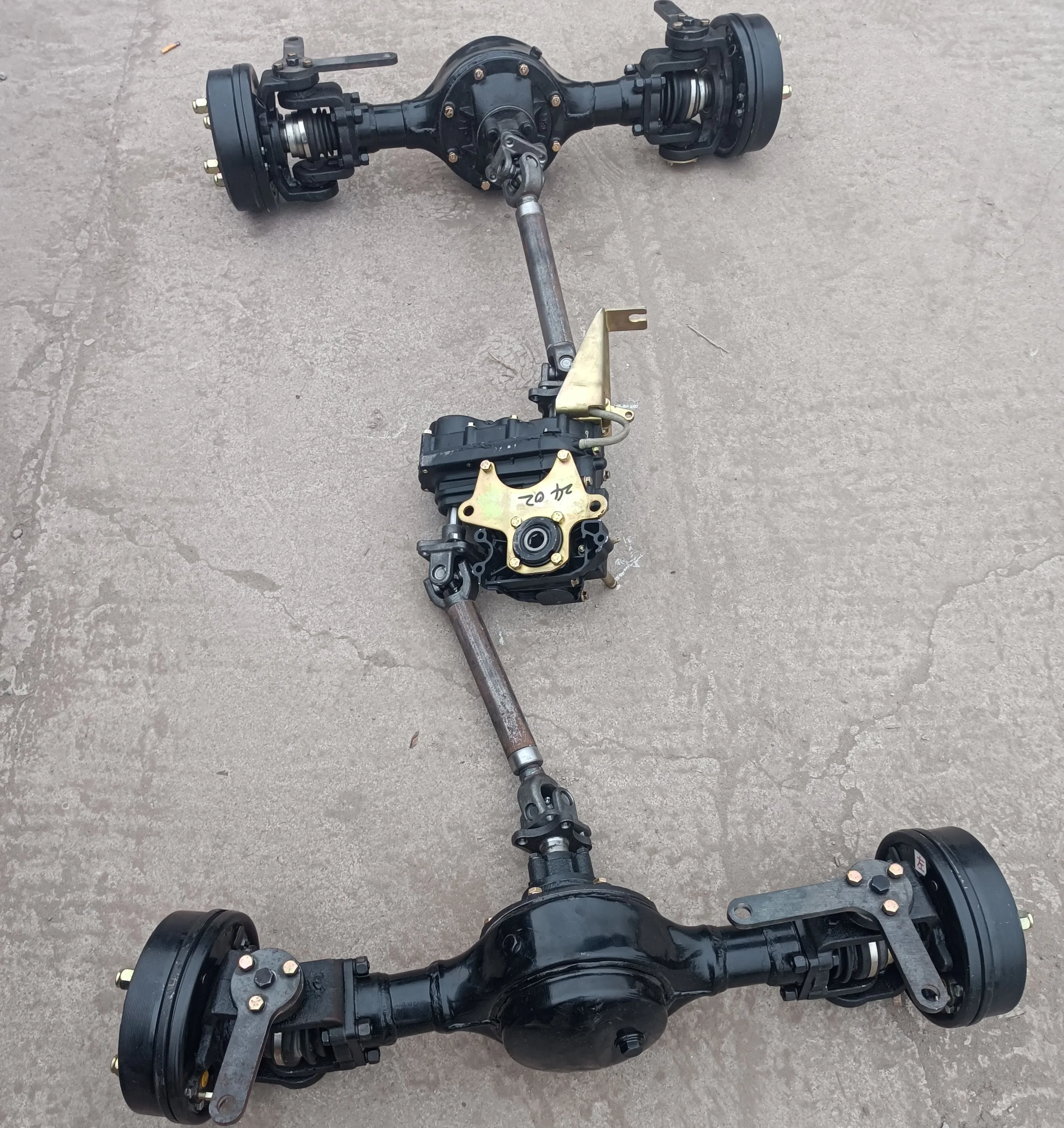 

4wd engine drive transmission chassis
