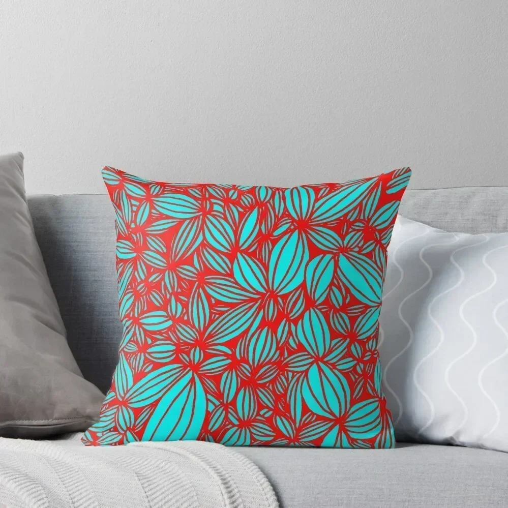 

teal and red Throw Pillow Decorative Cover For Living Room Christmas Cushion For Home pillow