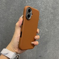 HOCE Business Leather Magnetic Case For iPhone 16 Pro Max For Magsafe Wireless Charge AI Camera Control Button Protective Cover