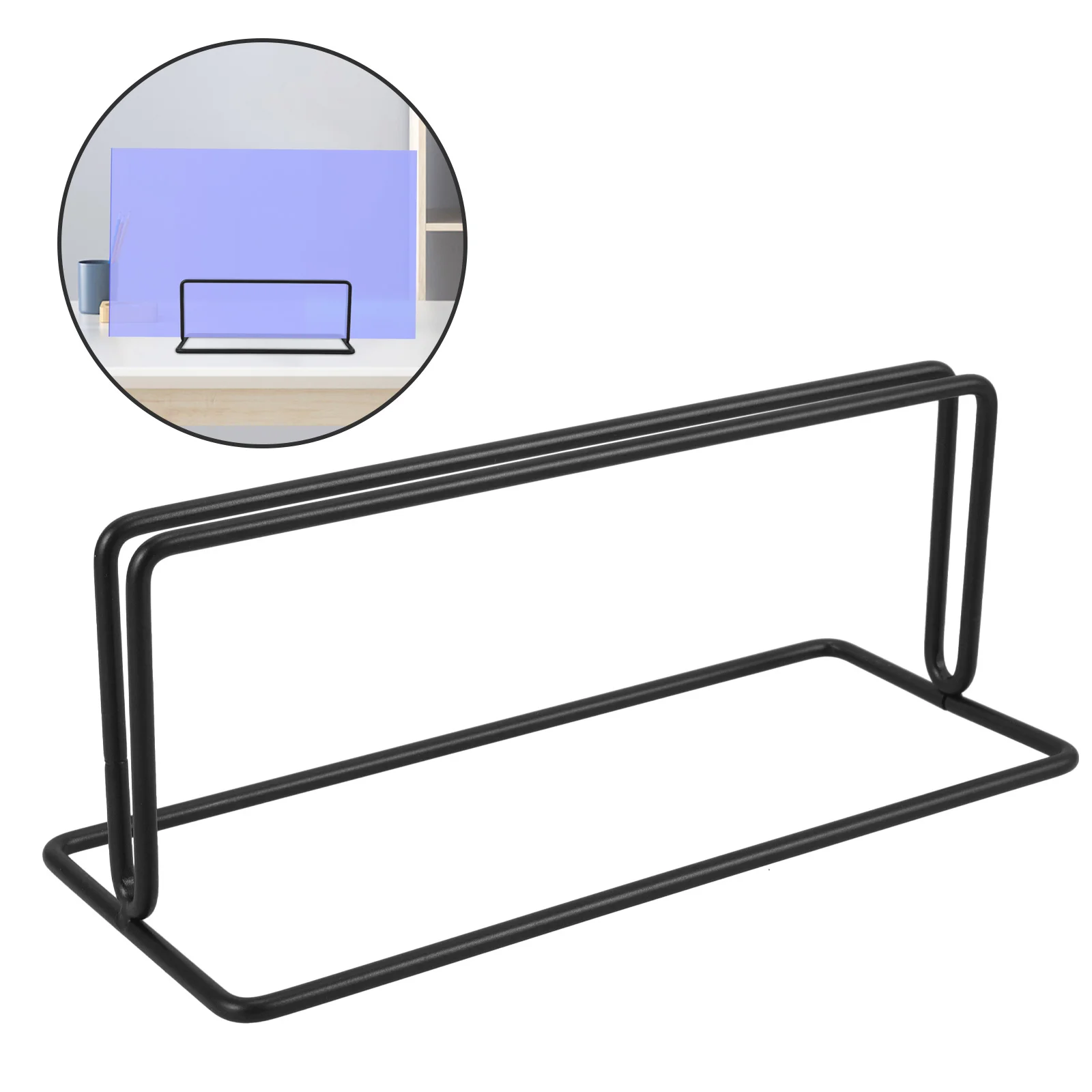 Screen Divider Clip Smooth Edge No Scratch Desktop Panel Holder For Office Home School Work Privacy Baffle Bracket Desk