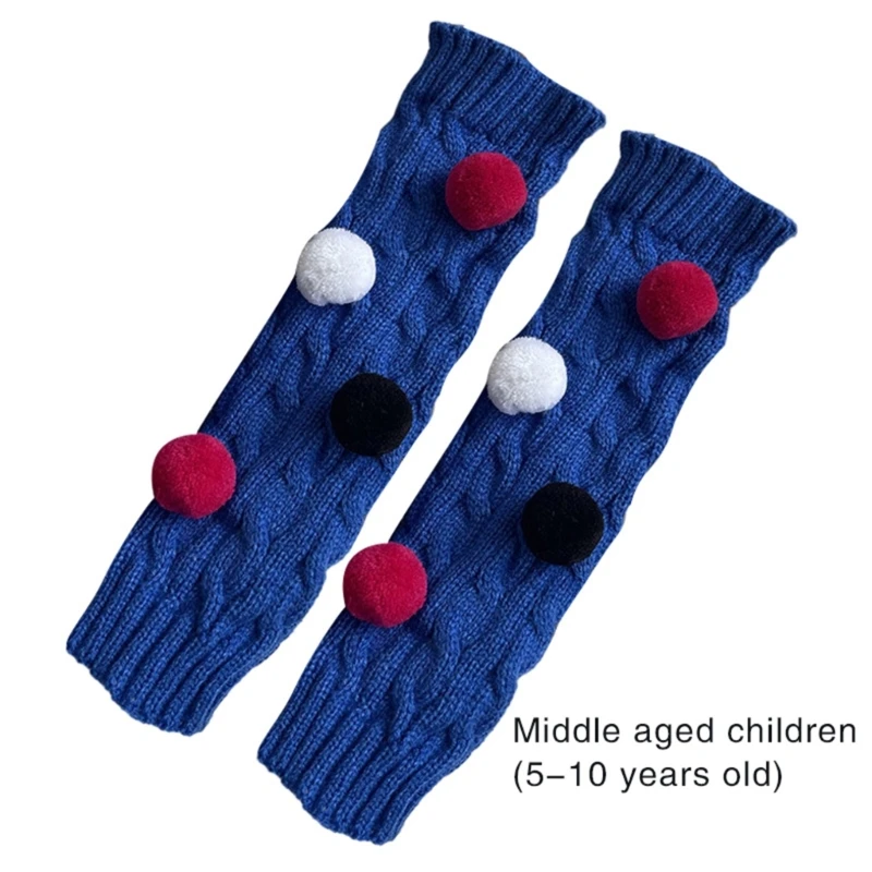 Trendy Candy Colored Sock Sleeve Kids Comfortable Leg Warmers Fashionable Socks