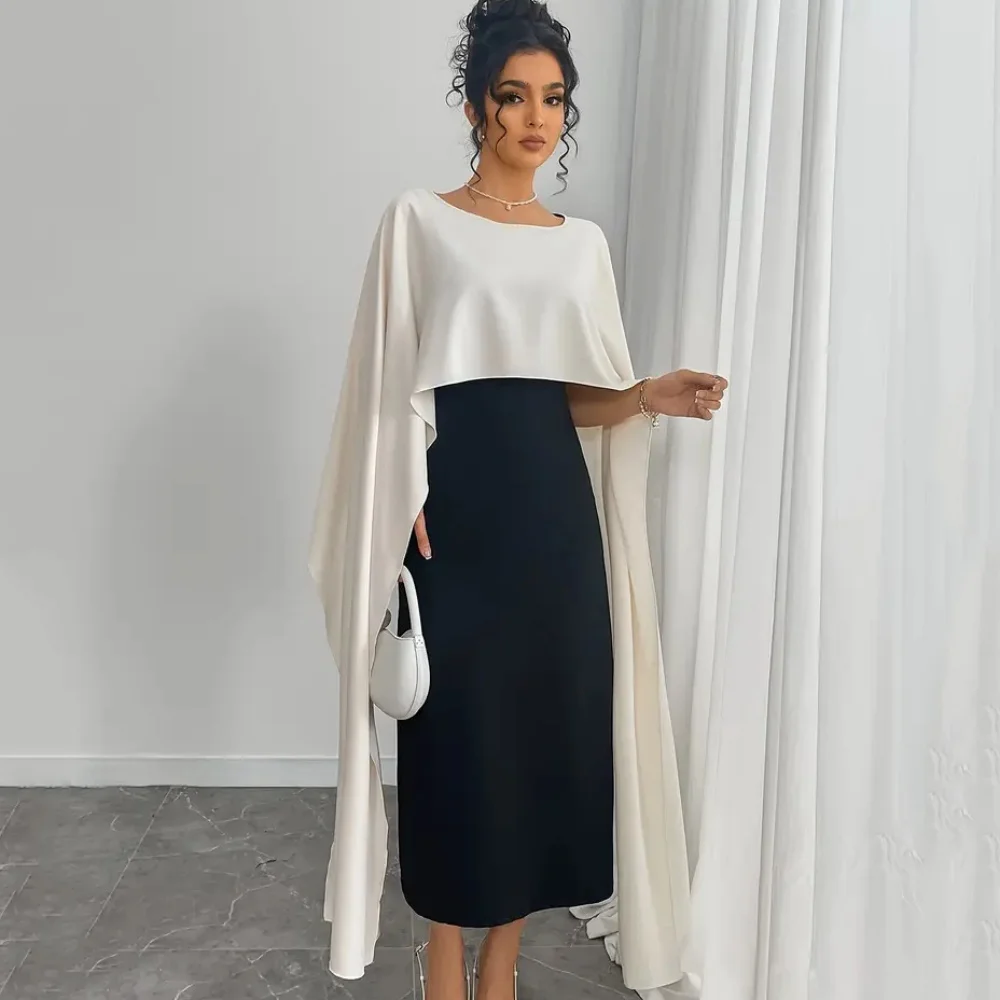 O Collo Occasioni formali Abiti da ballo eleganti personalizzati Abiti da festa semplici Abiti da sera di linea 2025 Nuovo فساتmavera