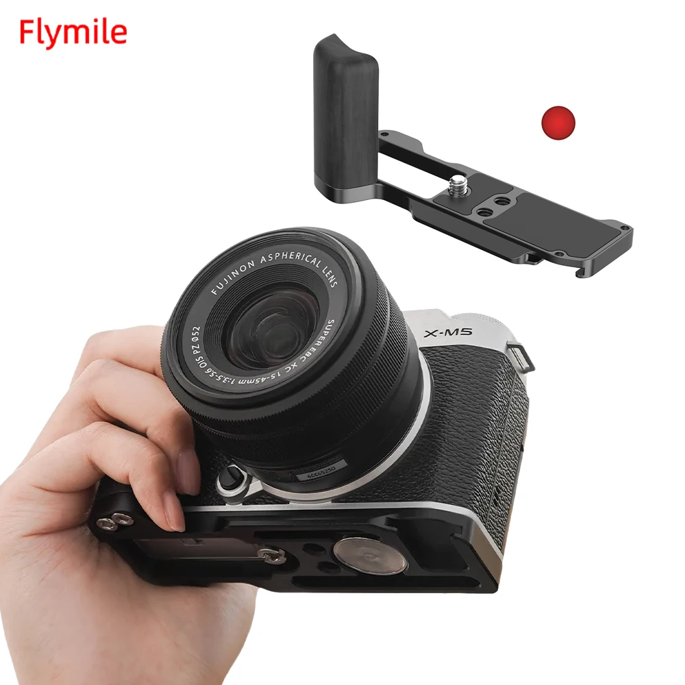 

Ручка для камеры L-образная монтажная пластина для FUJIFILM X-M5, ручка для камеры, алюминиевая основа,L-кронштейн, аксессуары для камеры