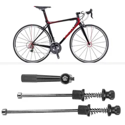 Aluminum Alloy Road Bike Anti Theft Quick Release Skewers Wheels Locking Security