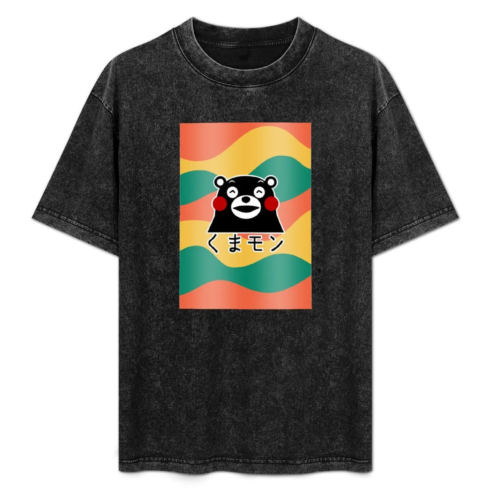 Футболка Kumamon Citrus Colors, летние топы, футболки с начинкой, персонализированные баскетбольные футболки с рисунком, мужские футболки с рисунком