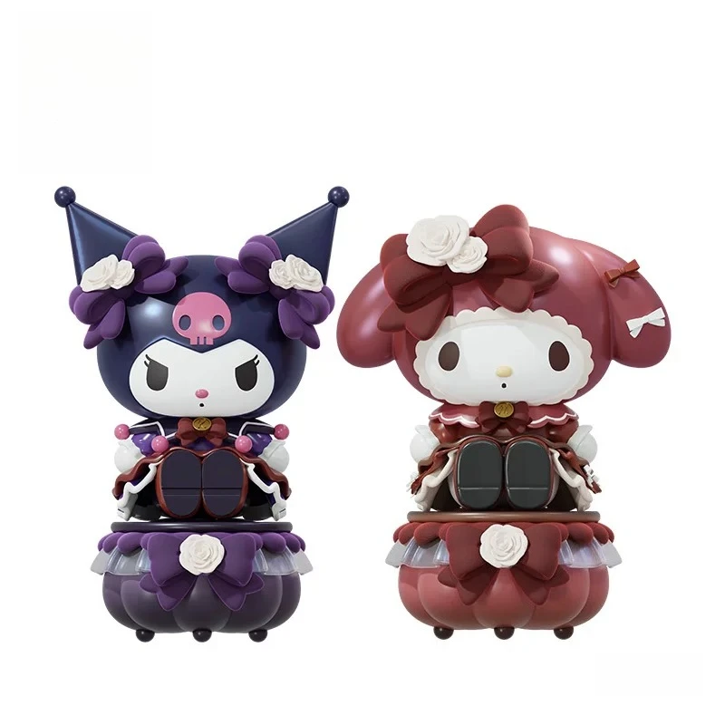 

Sanrio Family Roses and Roses Series Kuromi Melody Tabletop Big Ornament Tide Play Hand Office doll