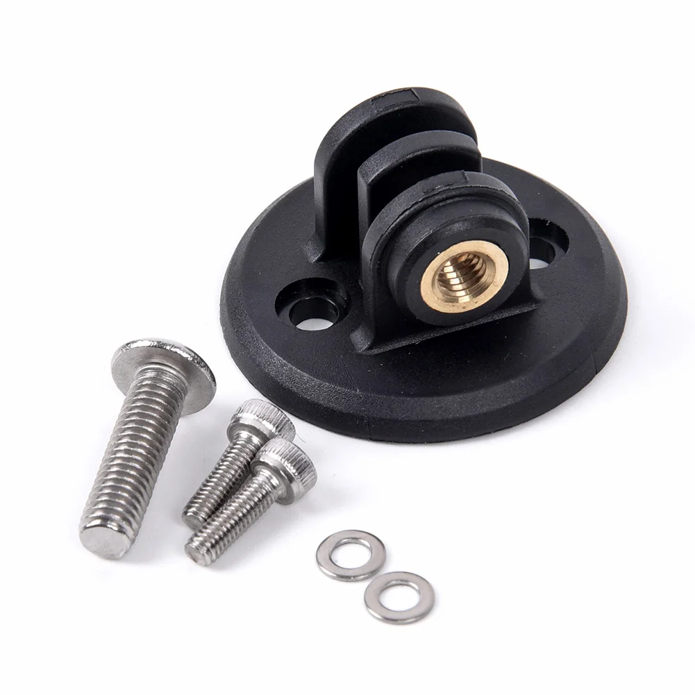 Stopwatch Holder Camera Mount Holder Camera mount Holder KIT With 3*Screws Nylon Set Sports Adaptor Black Bracket