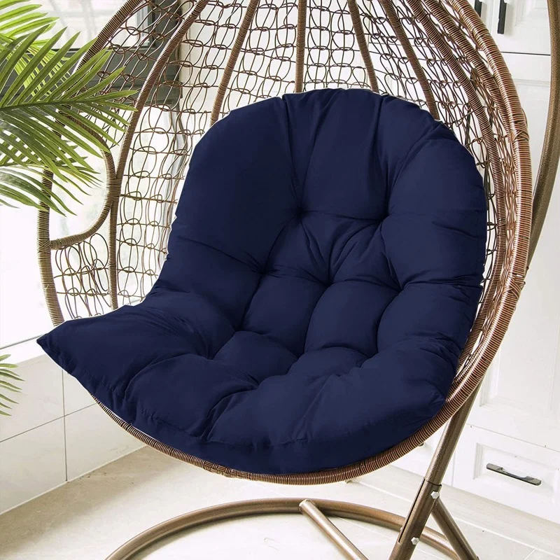 Waterproof Swing Egg Chair Cushion Hanging Hammock Basket Seat Cushion Indoor Outdoor Garden Patio Chairless Home Decor