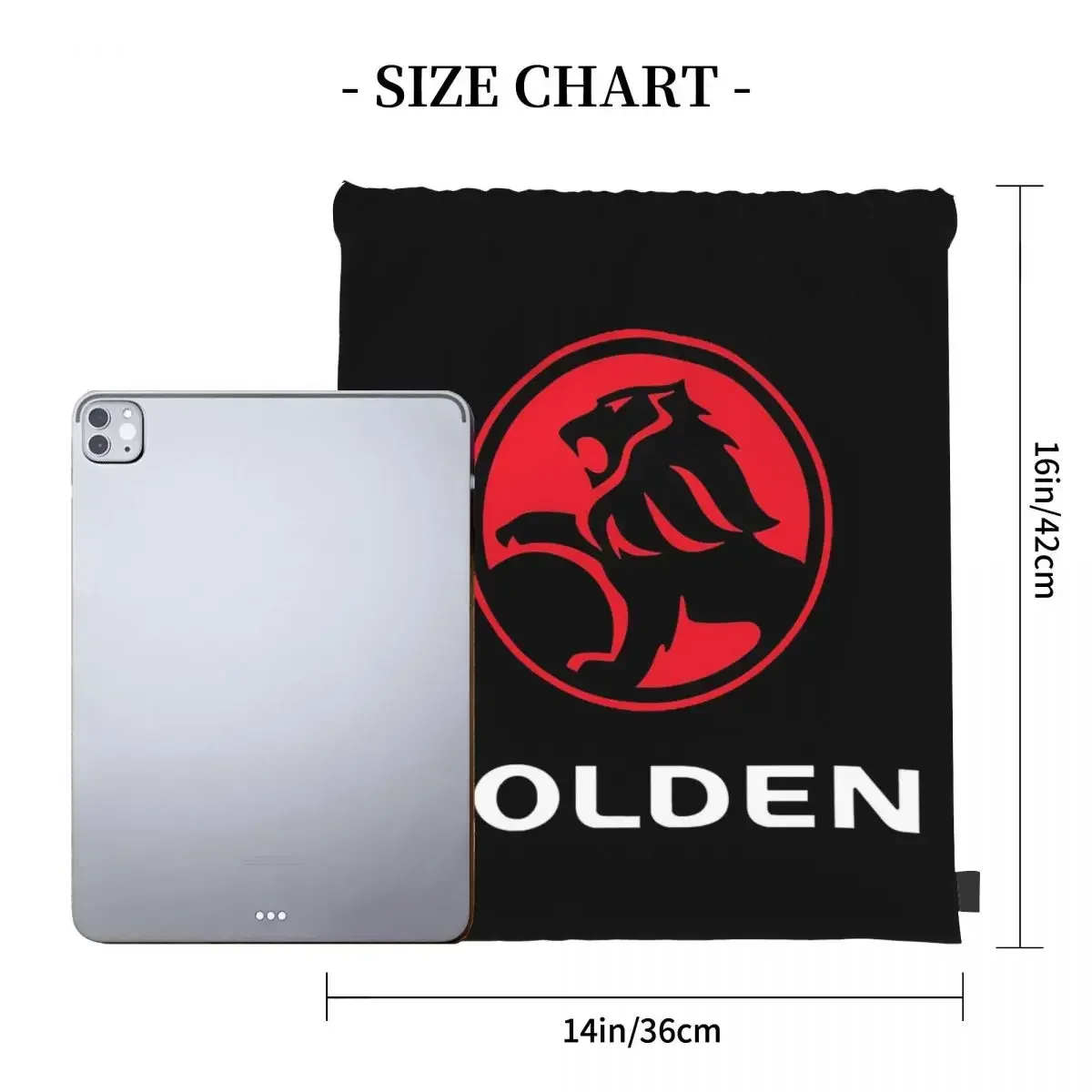 BEST SELLER Holden Logo Merchandise Backpacks Drawstring Bags Drawstring Bundle Pocket Sundries Bag BookBag For Travel Students