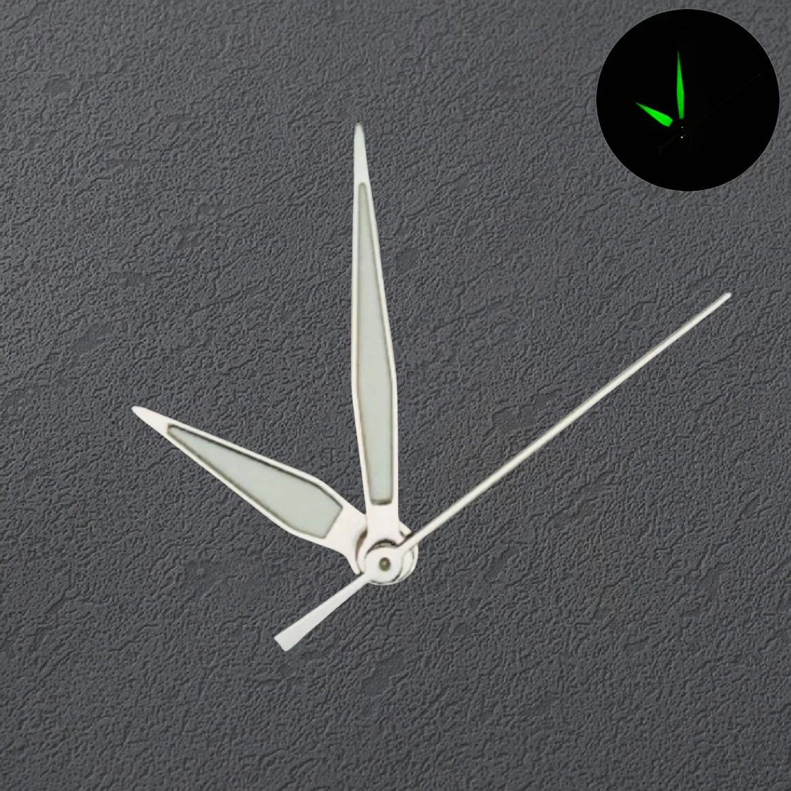 Parilk Blauw Zilver Heldere Pilot Horloge Wijzers Groene Lichtgevende Horloge Hand voor IW Sek NH35 NH70 NH36 Automatisch Mechanisch Uurwerk