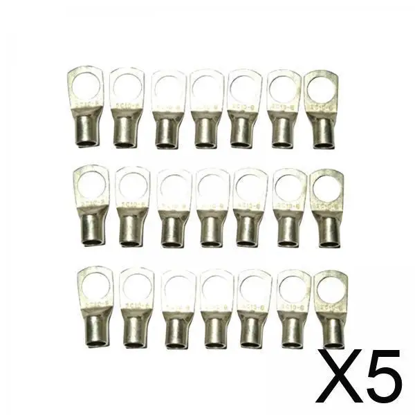 5x-21個-ケーブルラグ-ワイヤーケーブルコネクタ-圧着コネクタツール-高耐久銅