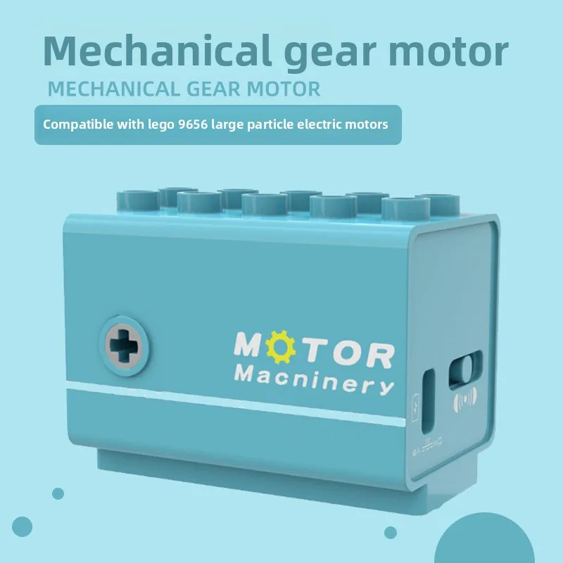 

STEM Educational Electric Motor Building Blocks Compatible with 9656 Large Bricks for Kids