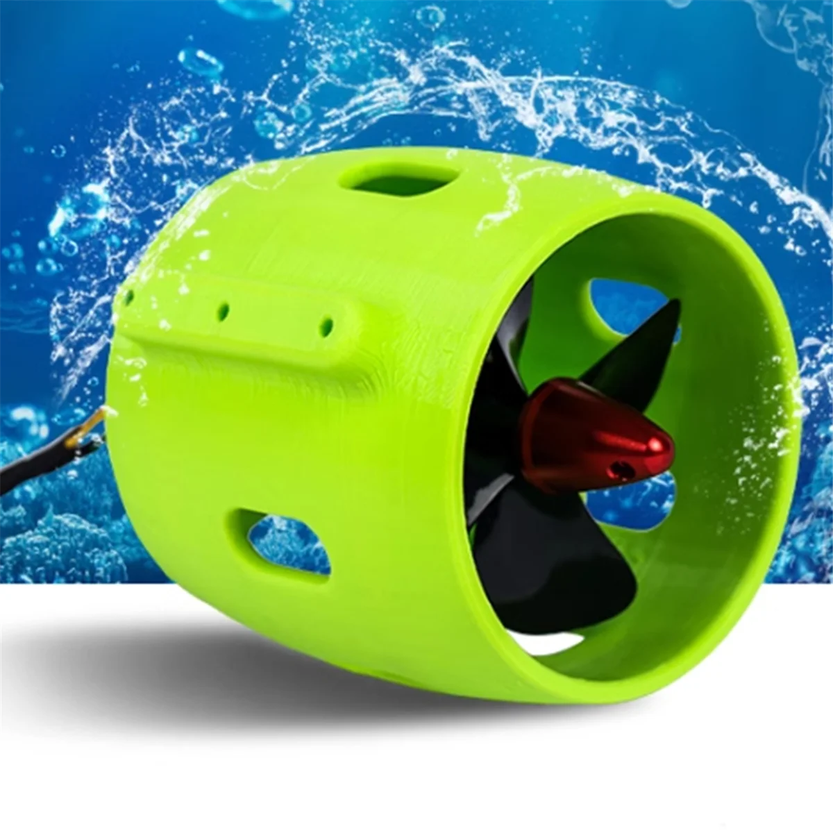 A17I DC 12V-24V 20A barco de chorro subacuático 4 aspas CW CCW Motor de propulsor para DIY RC Robot señuelo nido barco Motor submarino A