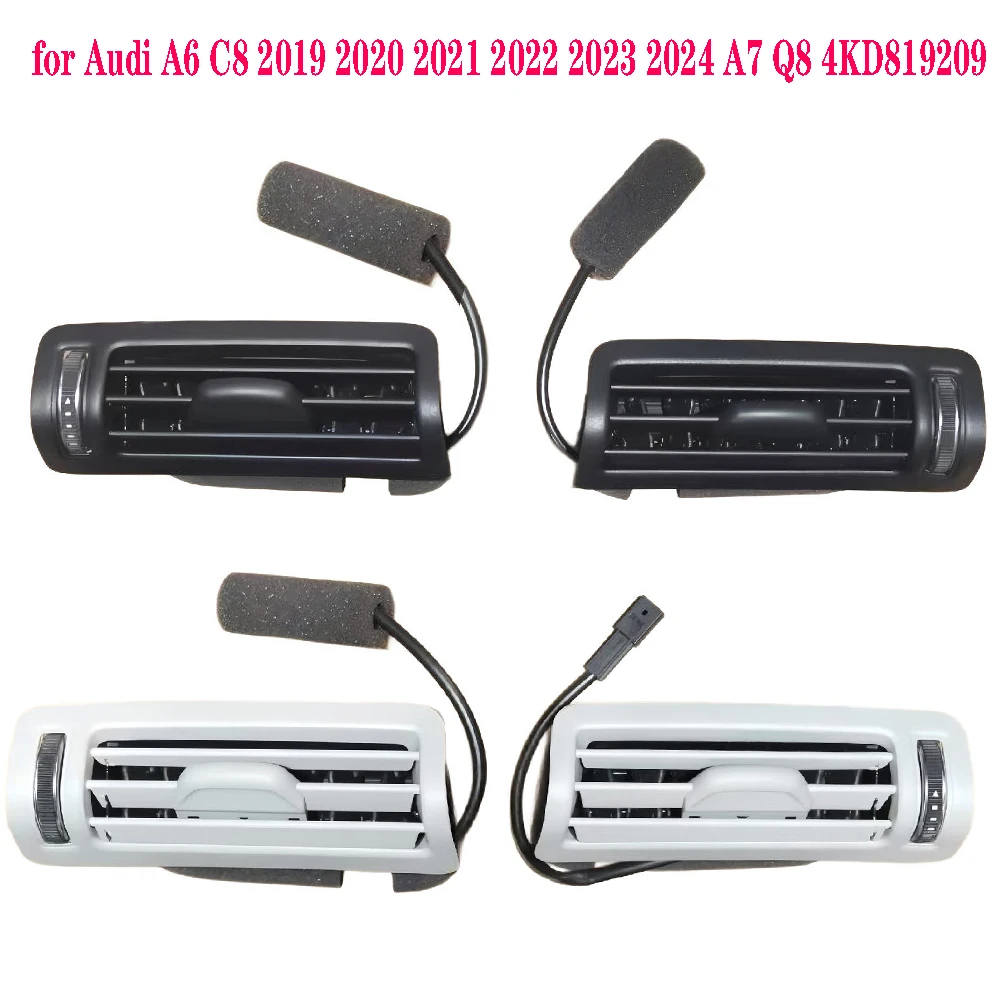 

Вентиляционные решетки верхней части B-стойки для кондиционера Audi A6 C8 2019-2024, A7, Q8 (4KD819209)