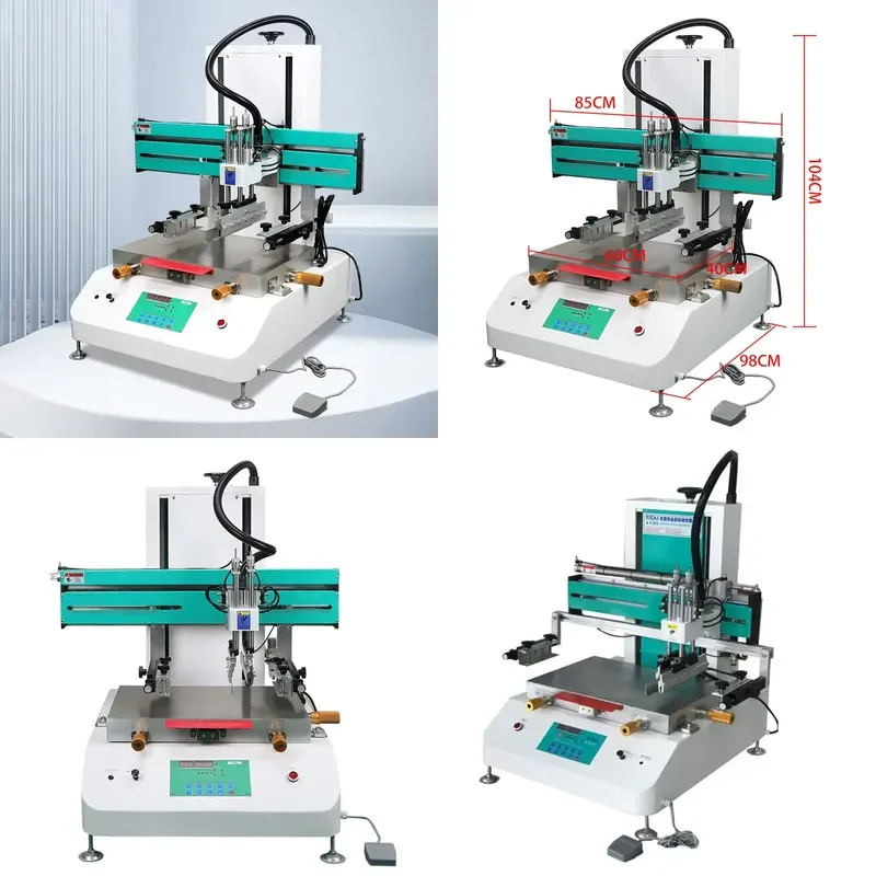 for 4060PV Screen Printing Machine with Vacuum Table and Imported Guide Rail for Stable Graphic Printing