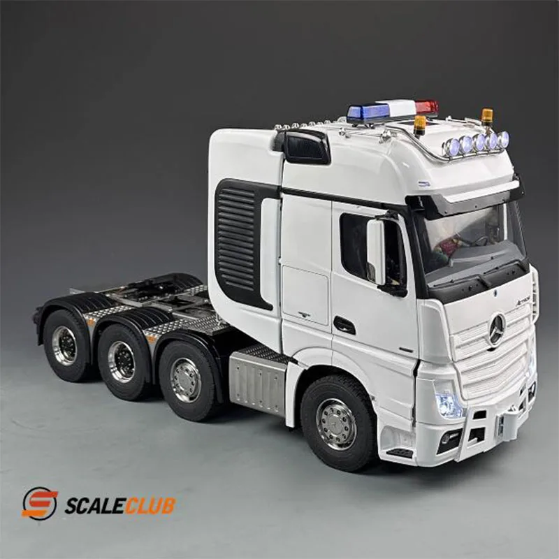 SCALECLUB 1/14 parafango piastra paramotore lampada laterale spia luci a LED lampada laterale per Benz Scania MAN Tamiya LESU