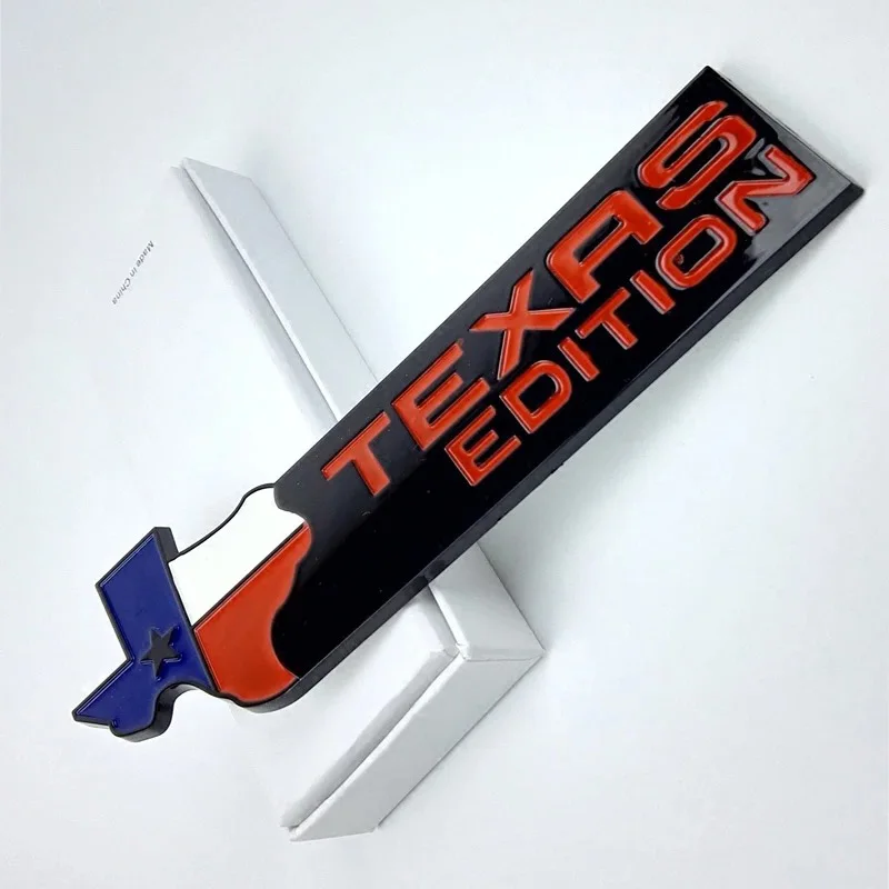 1pc 3D TEXAS EDITION ABS Car Truck Rear Body Badge Emblem Sticker for Ram Silverado F-Series F-150 Chevrolet Universal
