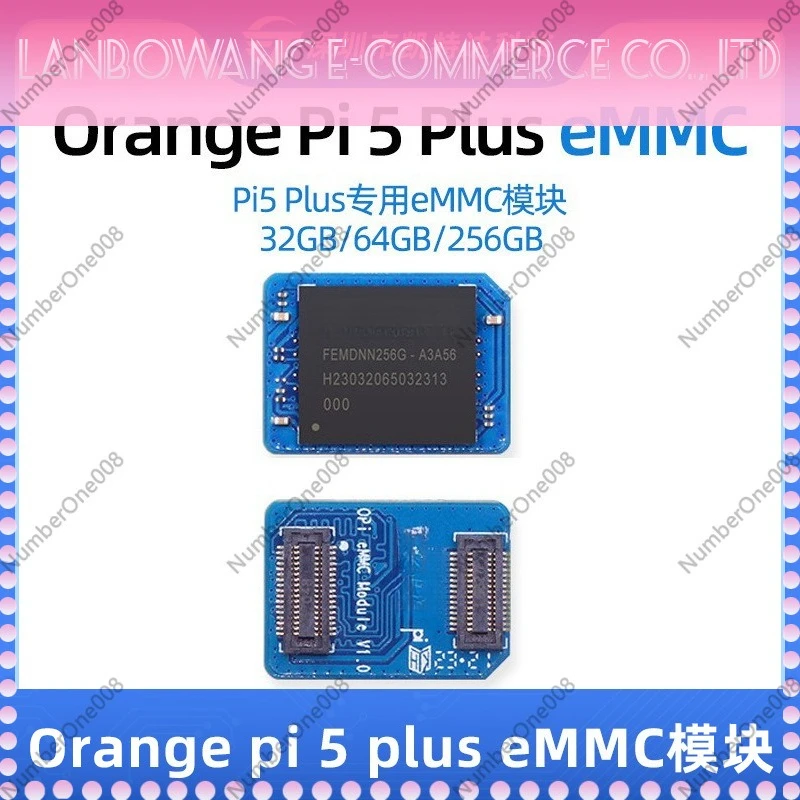 eMMC Module 32GB 64GB 256GB High Performance for Single Board Computer 5 Plus Type
