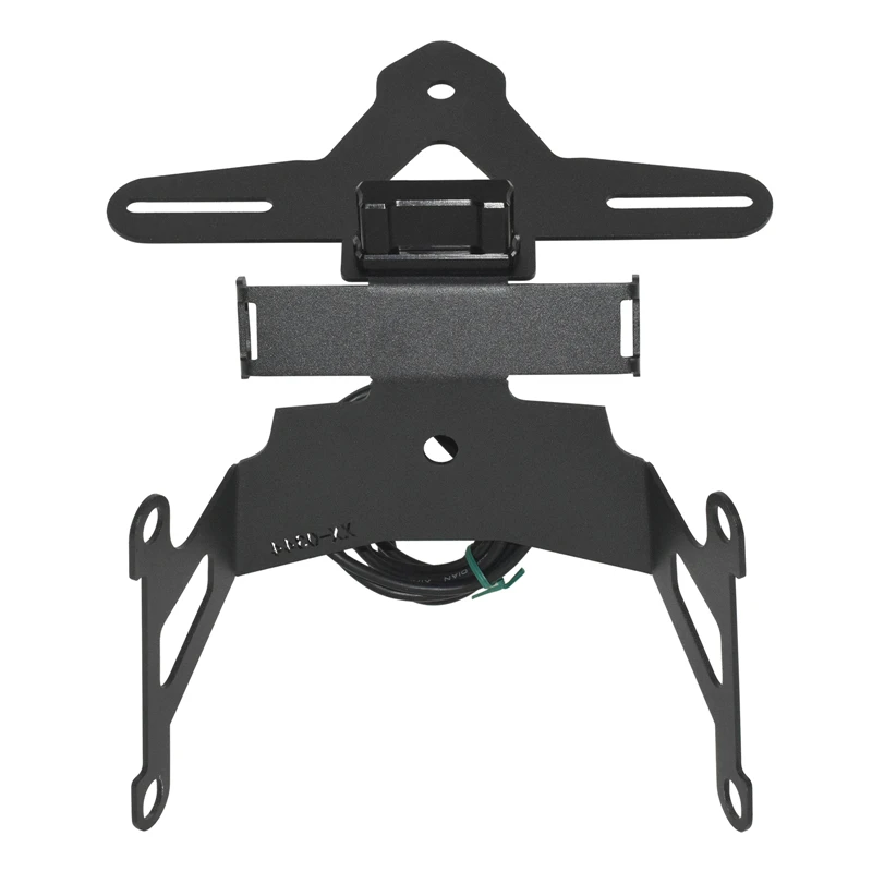 WAASE For Honda CB650R CBR650R 2024 2025 Rear Fender Registration Bracket License Plate Holder Frame with LED light Tail Tidy