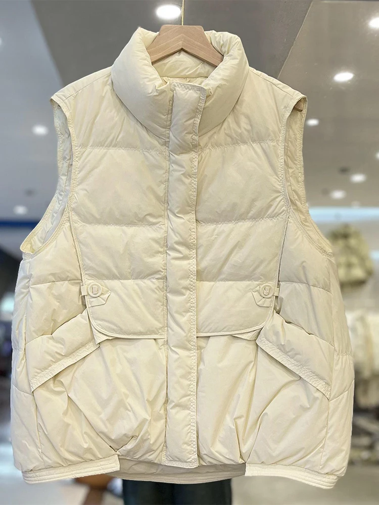 

Европейский утепленный хлопковый жилет-безрукавка для женщин, осенне-зимняя новинка, модный цветной дизайн