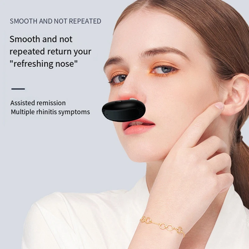 3PCS Intelligent Infrared Nasal Soothing Device Allergic Chronic Rhinitis Device Infrared Rhinitis Device Durable Easy Install