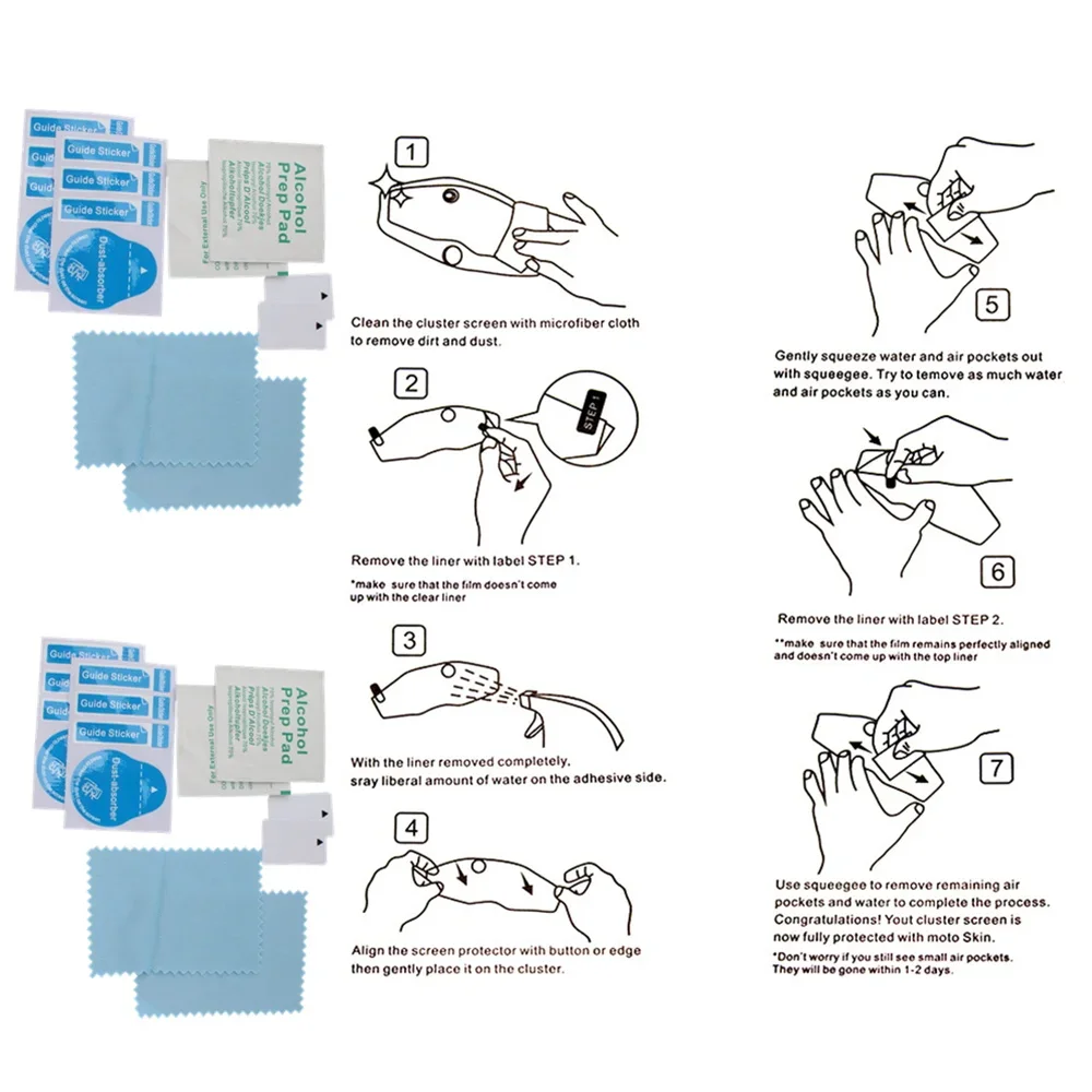 Motorrad Cluster Kratzschutz Film Screen Protector Für KAWASAKI ZZR1400 ZZR 1400 Ninja ZX-14 ZX14 ZX14 2012-2023 – Detail 6