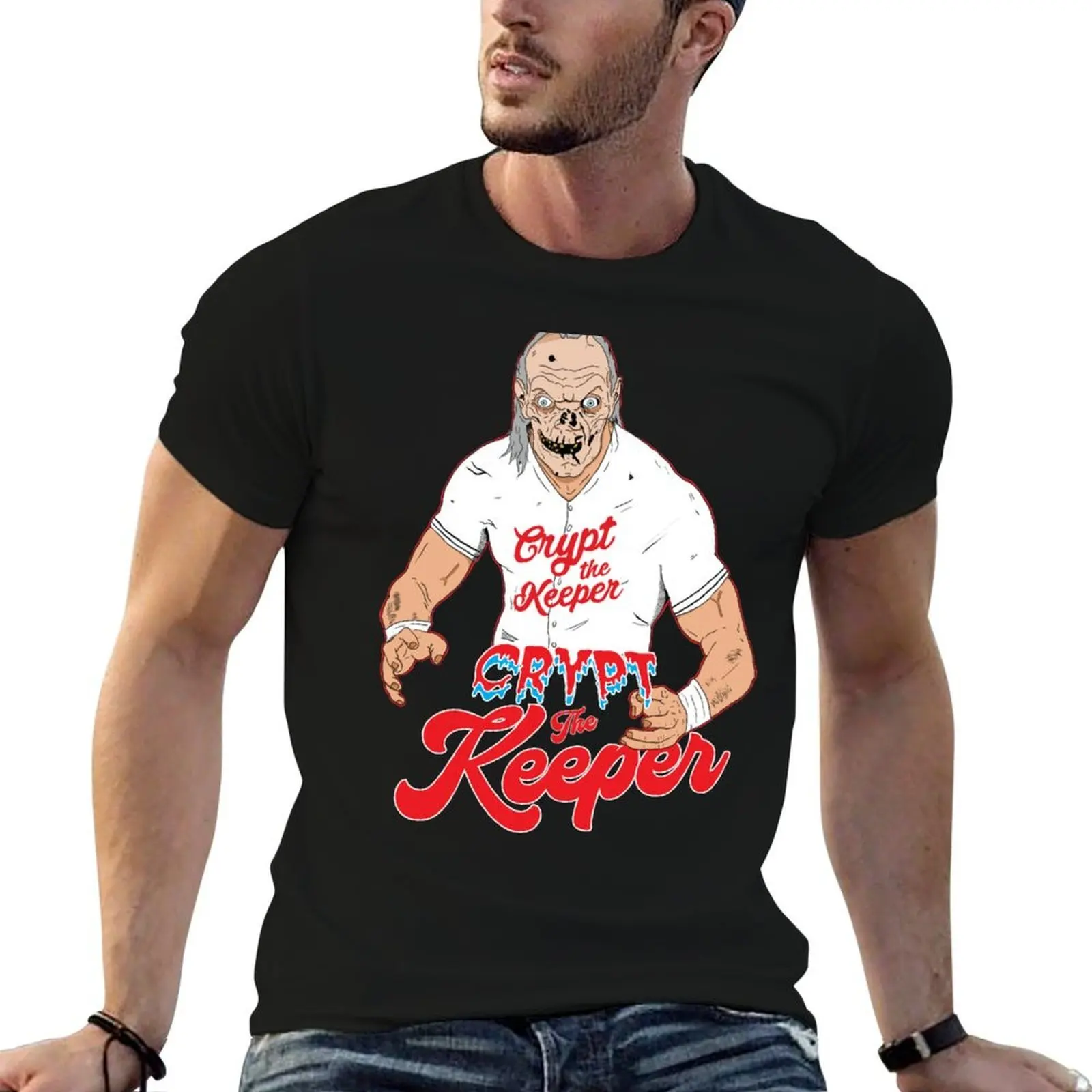 crypt the keeper T-Shirt shirts graphic heavyweights big and tall t shirts for men