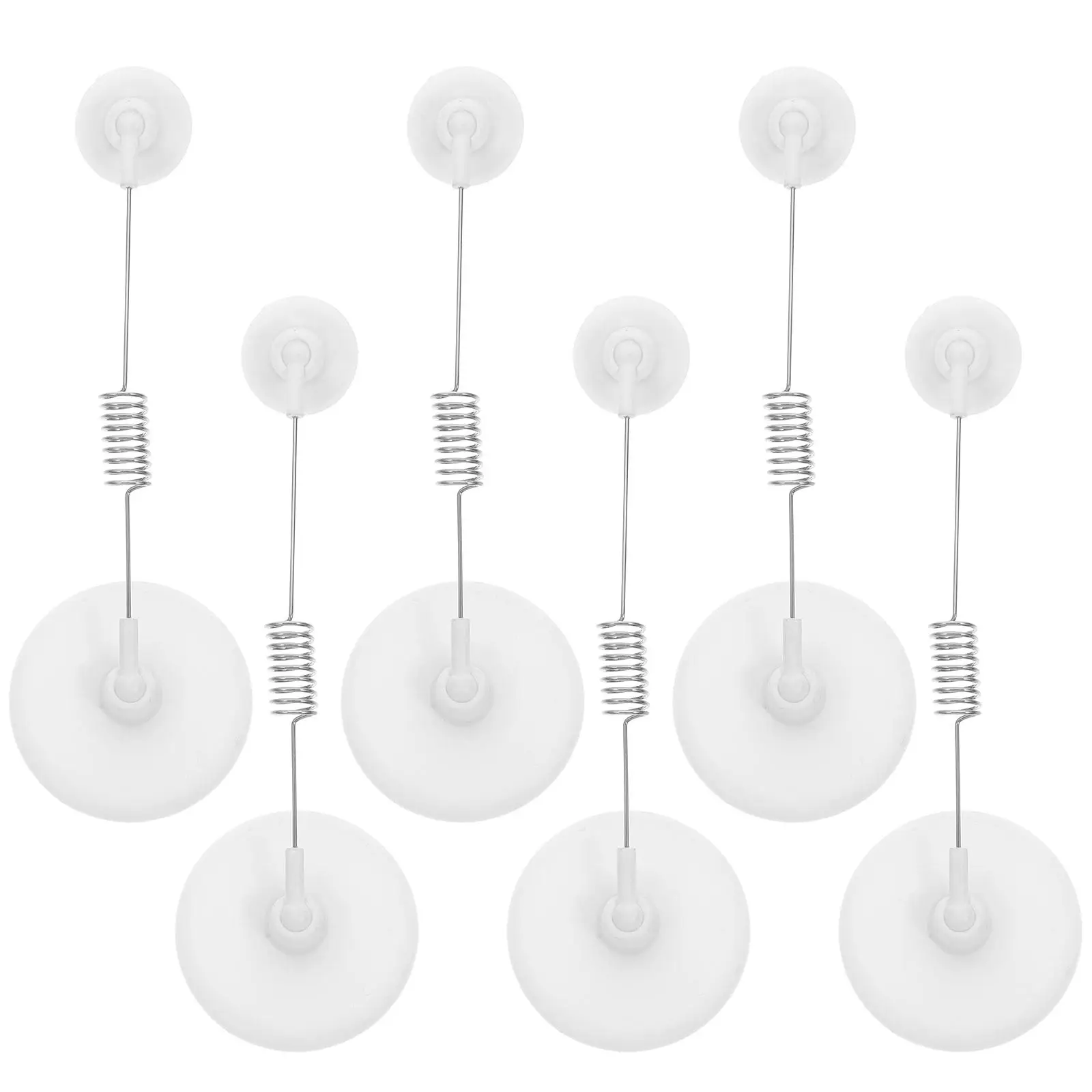 6 Pcs Shelves Shopping Mall Display Stand Poster Sign Menu Holder Abs Easel Signs