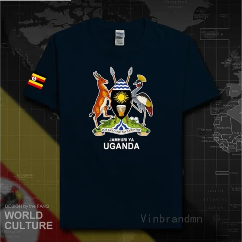 Uganda Ugandan Men T Shirt Fashion 2023 Jerseys Team Nation Cotton T-shirt Gyms Clothing Tees Country Sporting Flags UGA Tshirt