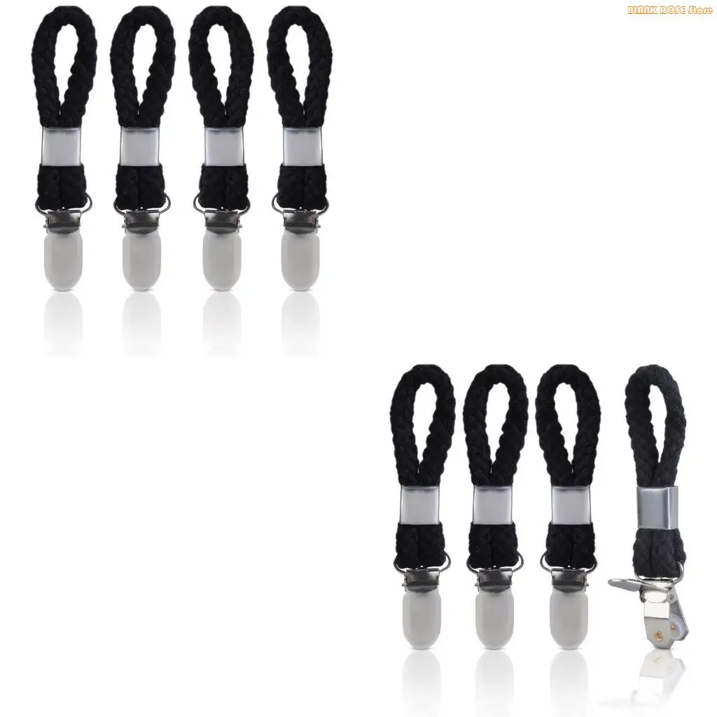 K1AE 4pcs Towel Clamps Hanger Grippers For Easy Use In Any Space Secure Hanging In Bathroom Or Kitchen Efficient Organization