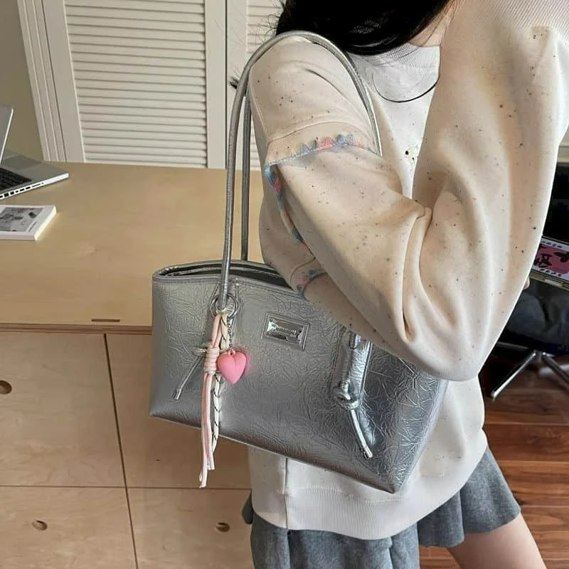 

Сумки на плечо, женские универсальные сумки в корейском стиле, роскошные кожаные сумки большой емкости для путешествий, хит продаж