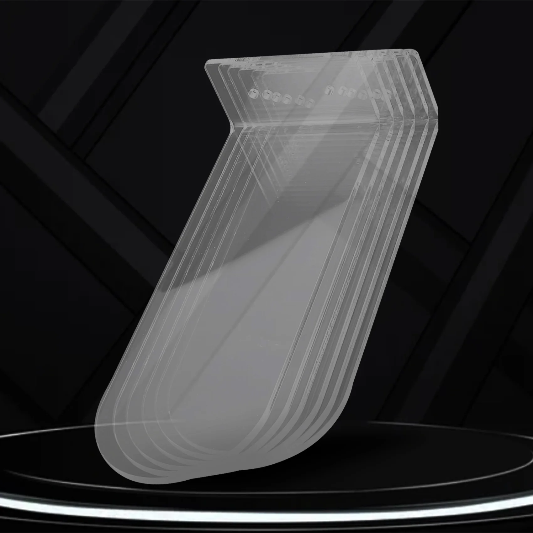 6 Pack Floating Shoe Shelves,Acrylic Wall Mounted Shoe Display Shelves,For Display Collectible Shoe&Sneaker