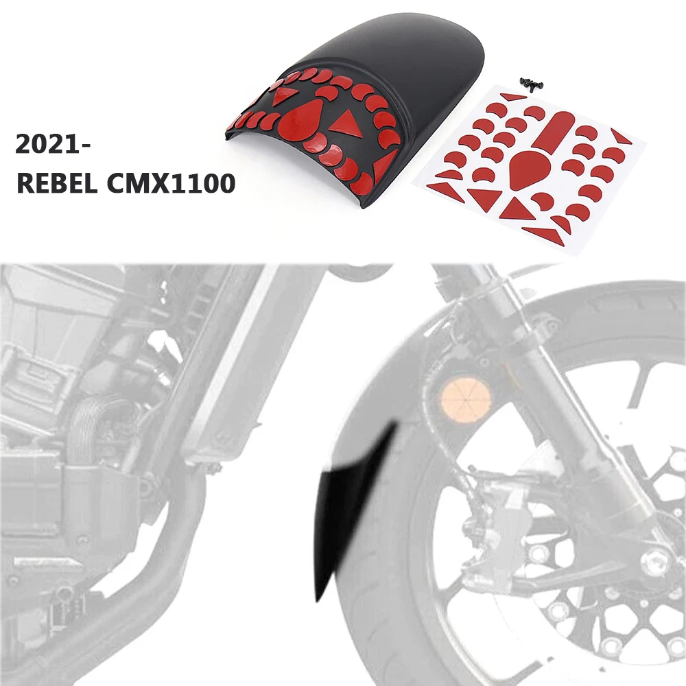 جديد لهوندا المتمردين CMX 1100 CMX1100 2021 2022 ملحقات الدراجة النارية واقي الطين الأمامي درابزين خلفي موسع تمديد سبلاش الحرس