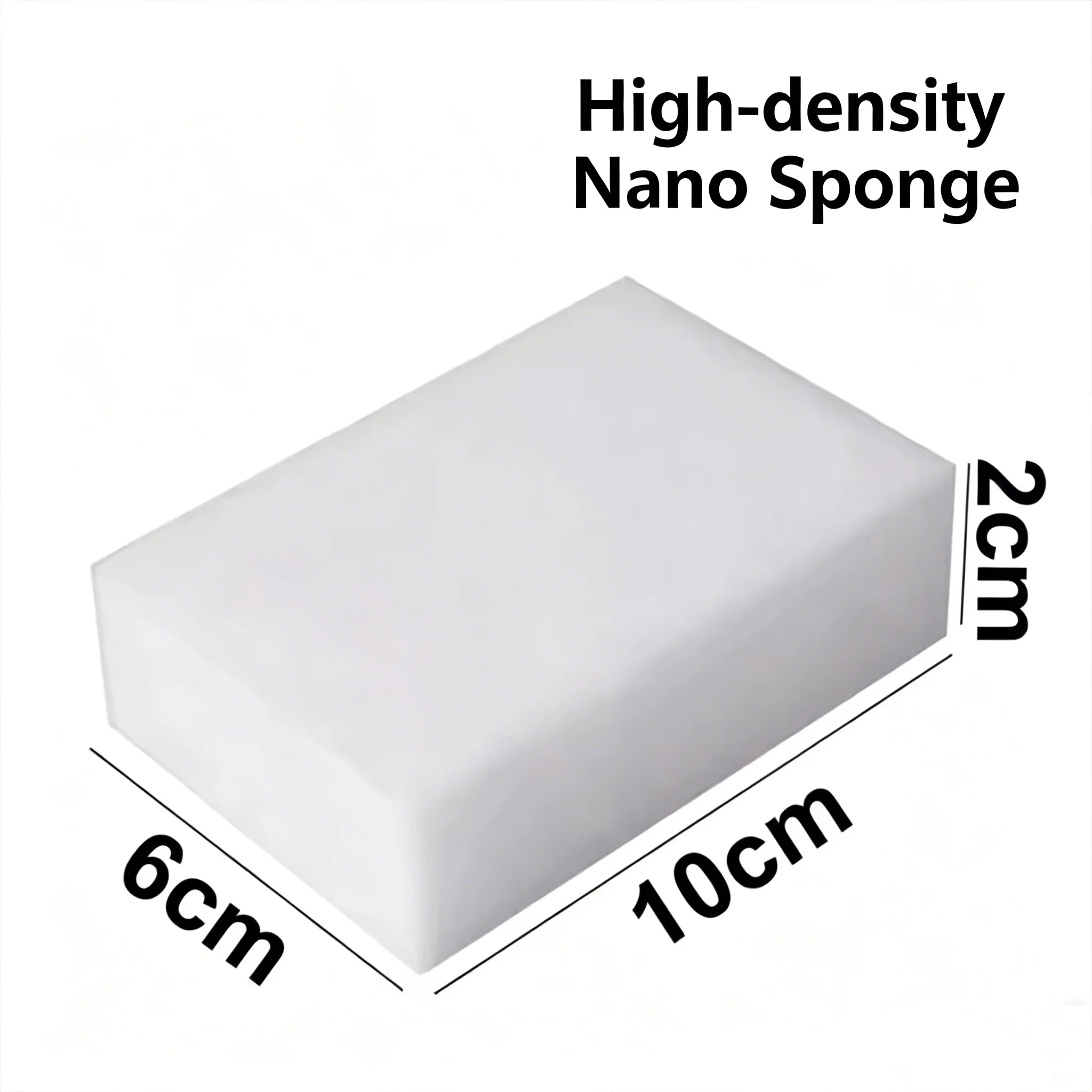 8/16/32 Piezas de Esponja Mágica de Melamina, Borrador de 10x6x2cm, Almohadilla de Espuma de Limpieza Nano Blanca para Limpiar Manchas en el Hogar, Cocina, Oficina y Baño
