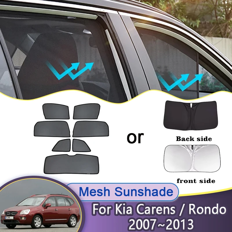 

Для Kia Carens Rondo7 MK2 Naza Citra 2 UN Rondo 2007 ~ 2013 автомобильный сетчатый солнцезащитный козырек магнитный оконный солнцезащитный козырек шторы аксессуары