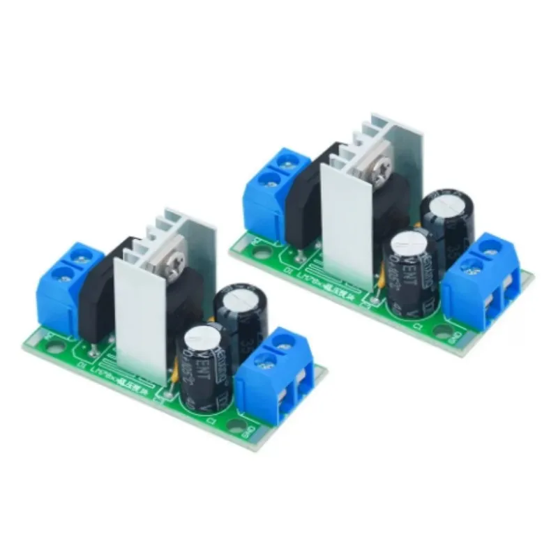 Image of LM7805 LM7812 DC/AC Dreipoliger Spannungsregler Stromversorgungsmodul 5V 12V Ausgang Max. 1,2A