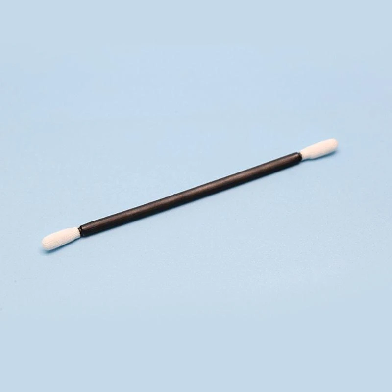 l8rd-100-pecas-pontas-pano-poliester-duas-cabecas-cotonetes-limpeza-plastico-preto-bastoes-livres-para