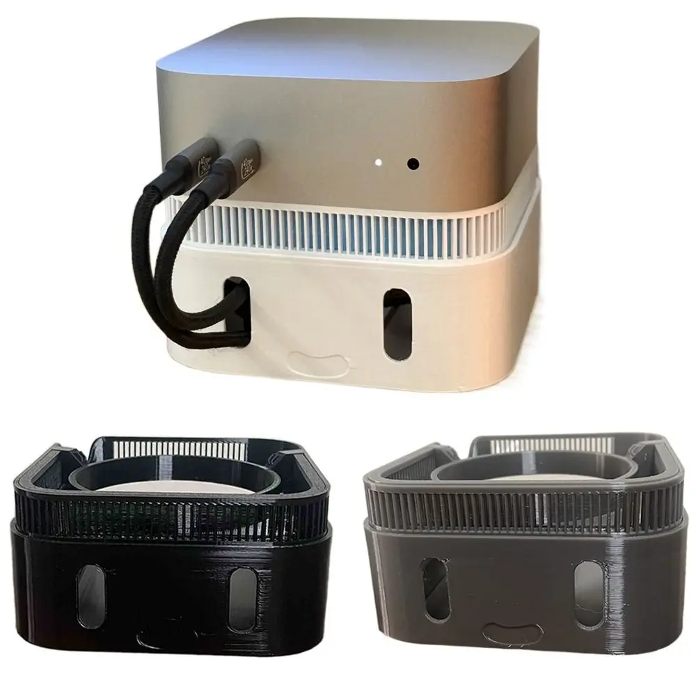 New Dustproof Host Base Anti-Slip Cooling Heat Dissipation Bracket 3D Printed Heightening Mount Stand for Mac Mini M4/M4 Pro2024