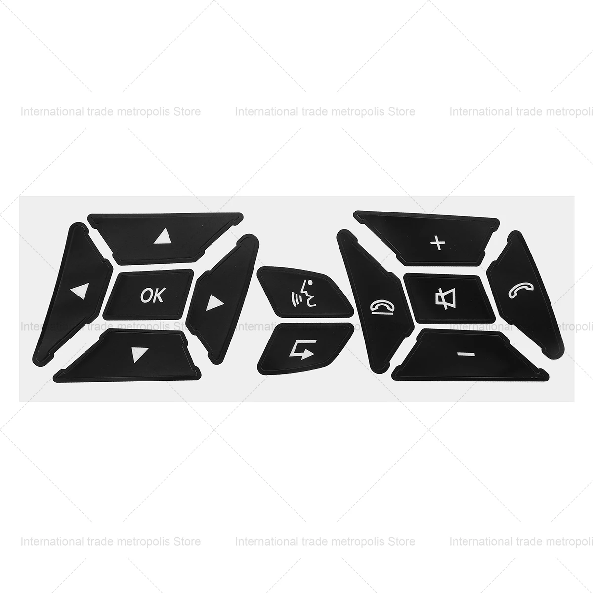 Steering Wheel Control Button Repair Stickers for Mercedes-Benz  GLK350 C Class CLS C218 SLK W172 W204 W212 W218