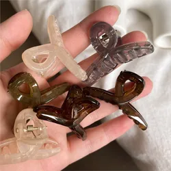 Small Size Shark Clip Ponytail Height Fixed Gadget Small Jaw Clip Bang Clip Accessories High Sense Clip Headdress Hairpin Female