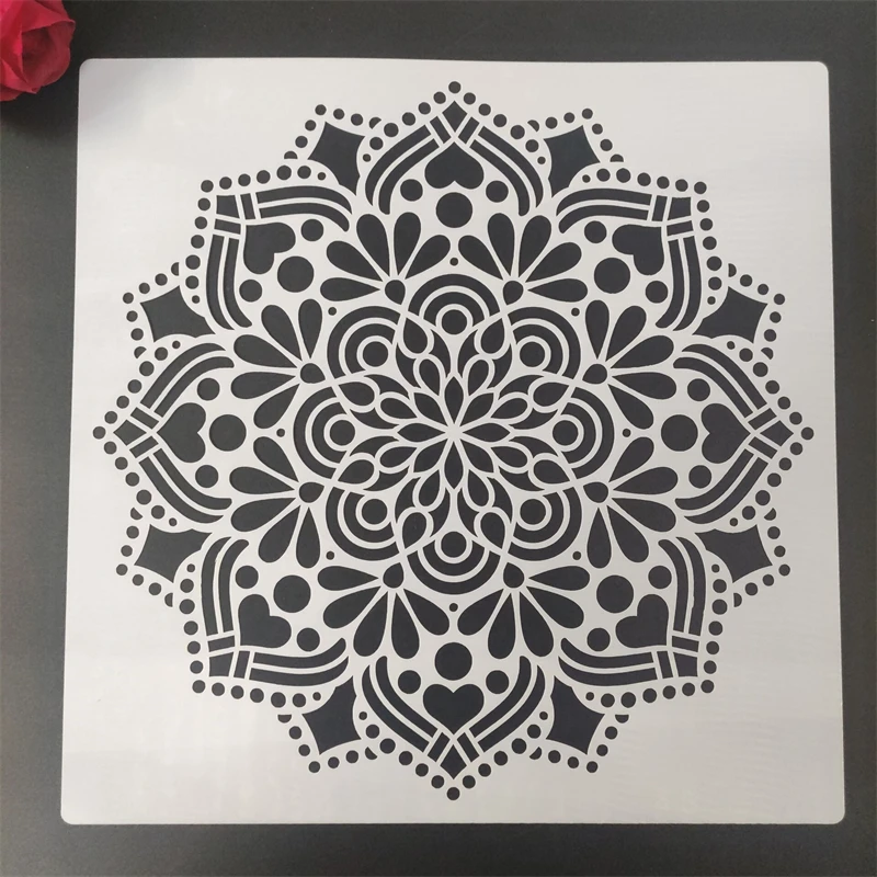 30 * 30cm Mandala DIY Layering Stencils
