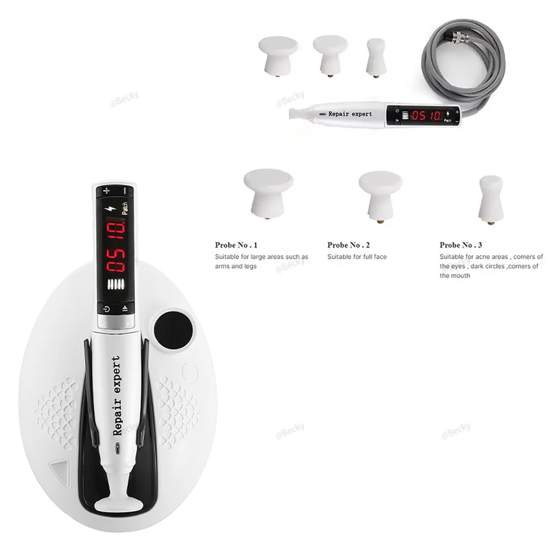 Профессиональная портативная озоновая плазменная ручка для лифтинга кожи для лечения лица, терапия акне, портативное косметическое устройство Профессиональная портативная озоновая плазменная ручка для лифтинга кожи для лечения лица, терапия акне, портативное косметическое устройство