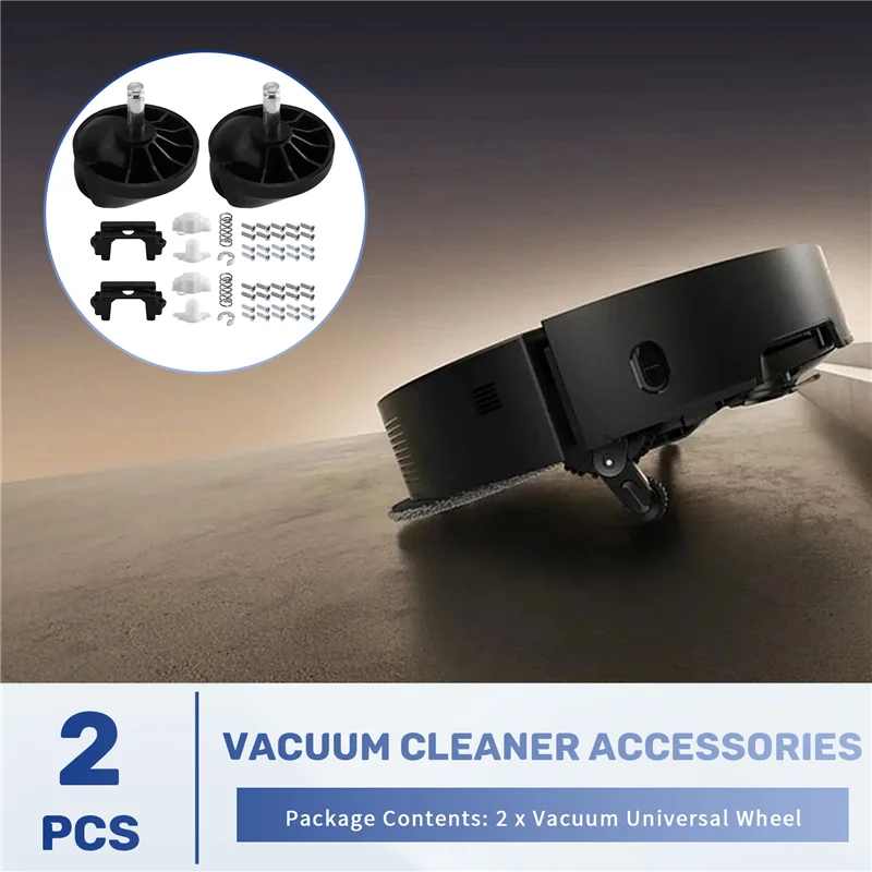 

A005-2 шт. вакуумное универсальное колесо для Dreame X50 Ultra Complete/X50 Ultra запасные части, направляющее колесо