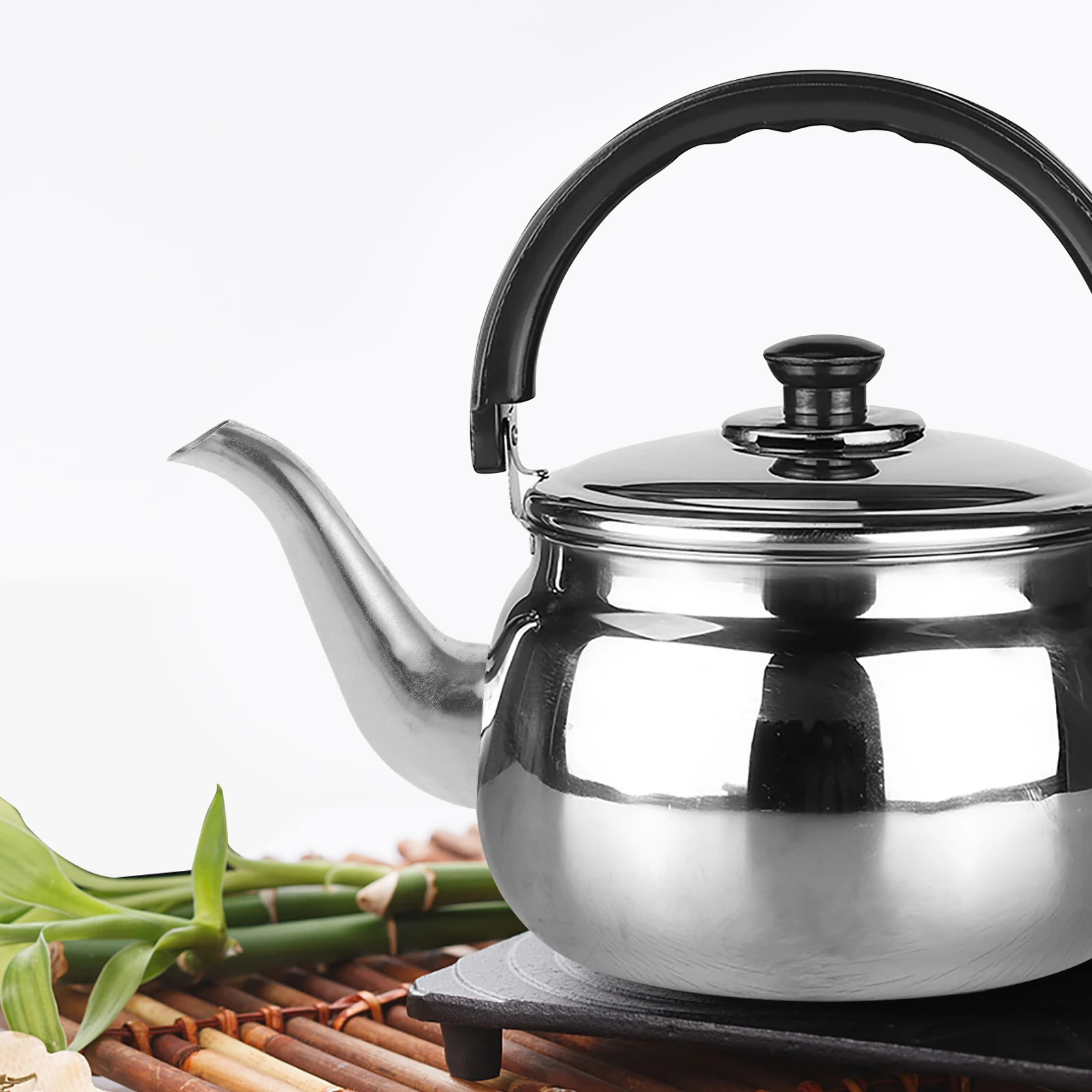 

10pcs Water Kettle Spout Replacement Stainless Steel Teapot Pouring Long Curved Metal Spout 9x4 3cm Practical Kitchen