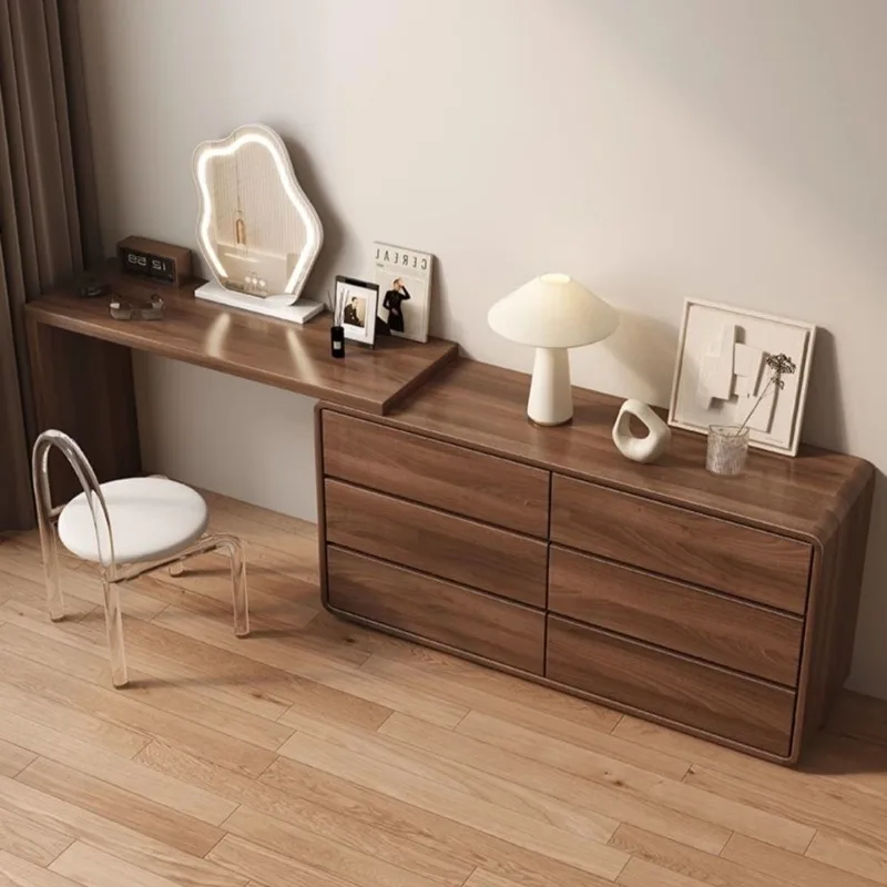 cômoda de peito integrada quarto moderno e simples mesa de maquiagem
