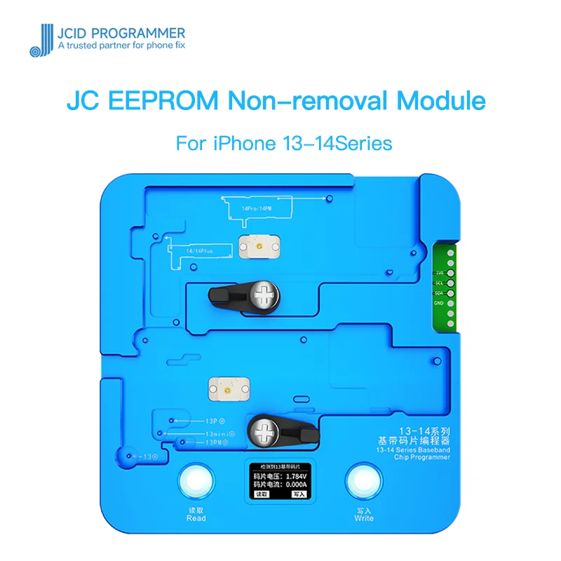 JCID Baseband EEPROM Chip Programmer For iPhone X-15 Pro MAX Motherboard Data Read/Write Non-removal Module