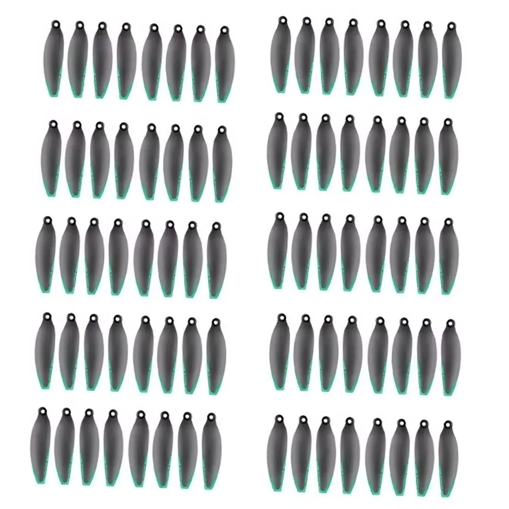 10 Sets 80PCS Original XT709 Foldable Brushless Motor RC Quadcopter XT709PRO CW CCW Propeller Fan Accessories Maple Leaf Wings