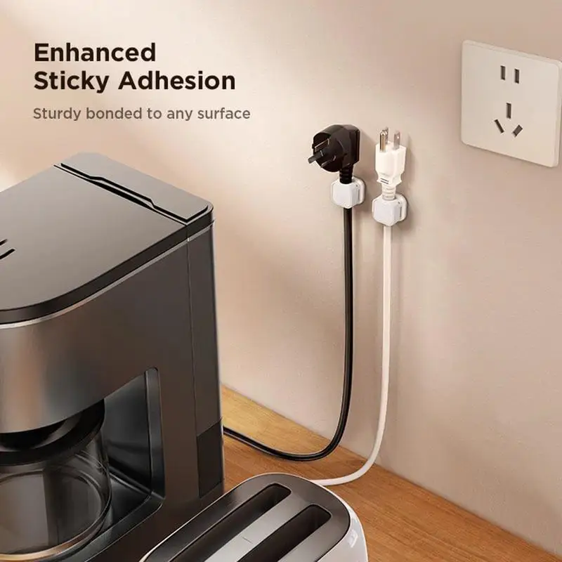 Magnetic Cable Clips Wire Organizer Charging Cable Clips Phone Cord Holder 6 Pcs Cable Organizer Adhesive Cable Management Cord