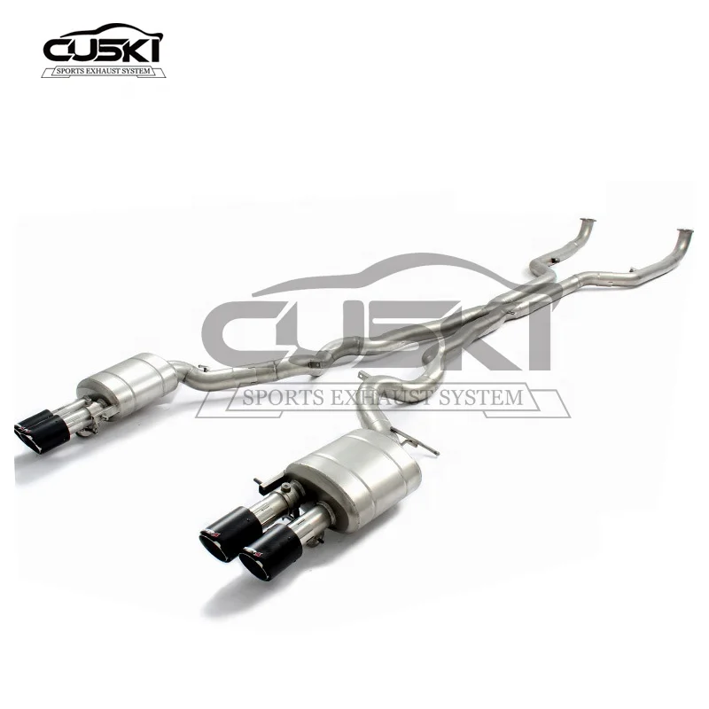 High Performance Valvetronic Catback Exhaust For  BMW M5 F10 4.4T catted downpipe Valve exhaust muffler Pipe