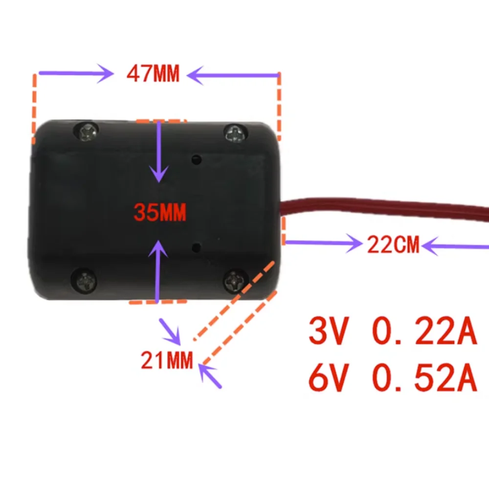 جديد تيار مستمر 3-6 فولت هزاز كهربائي صغير موتور غريب DIY بها بنفسك اللعب مدلك أجزاء سوبر قوية صدمة قوة أداة التجميل #2